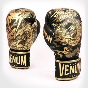 Dragon's Flight Boxing Gloves - Venum - Gold/Black - 16 oz.